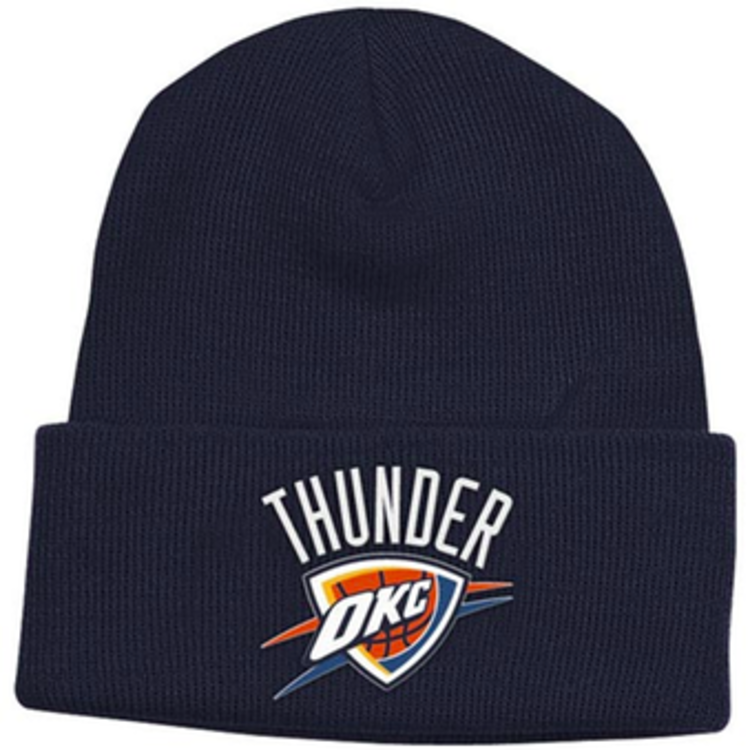Adidas NBA Oklahoma City Thunder Adidas Basic Cuffed Knit Navy