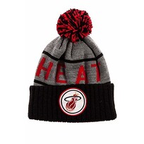Mitchell and Ness Heat M&N KJ46Z MTC Cuffed Knit Gray/Blk