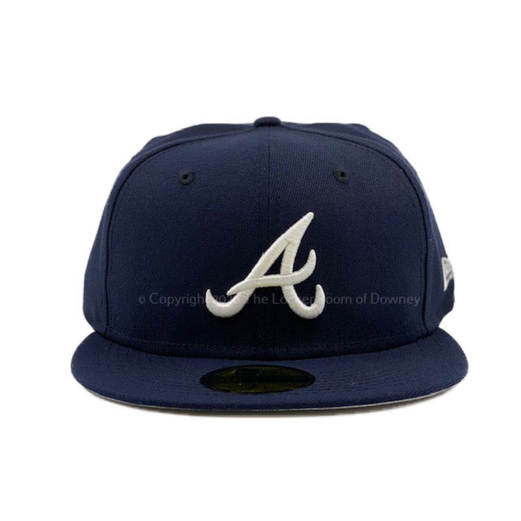 New Era Braves Team Navy Gray UV