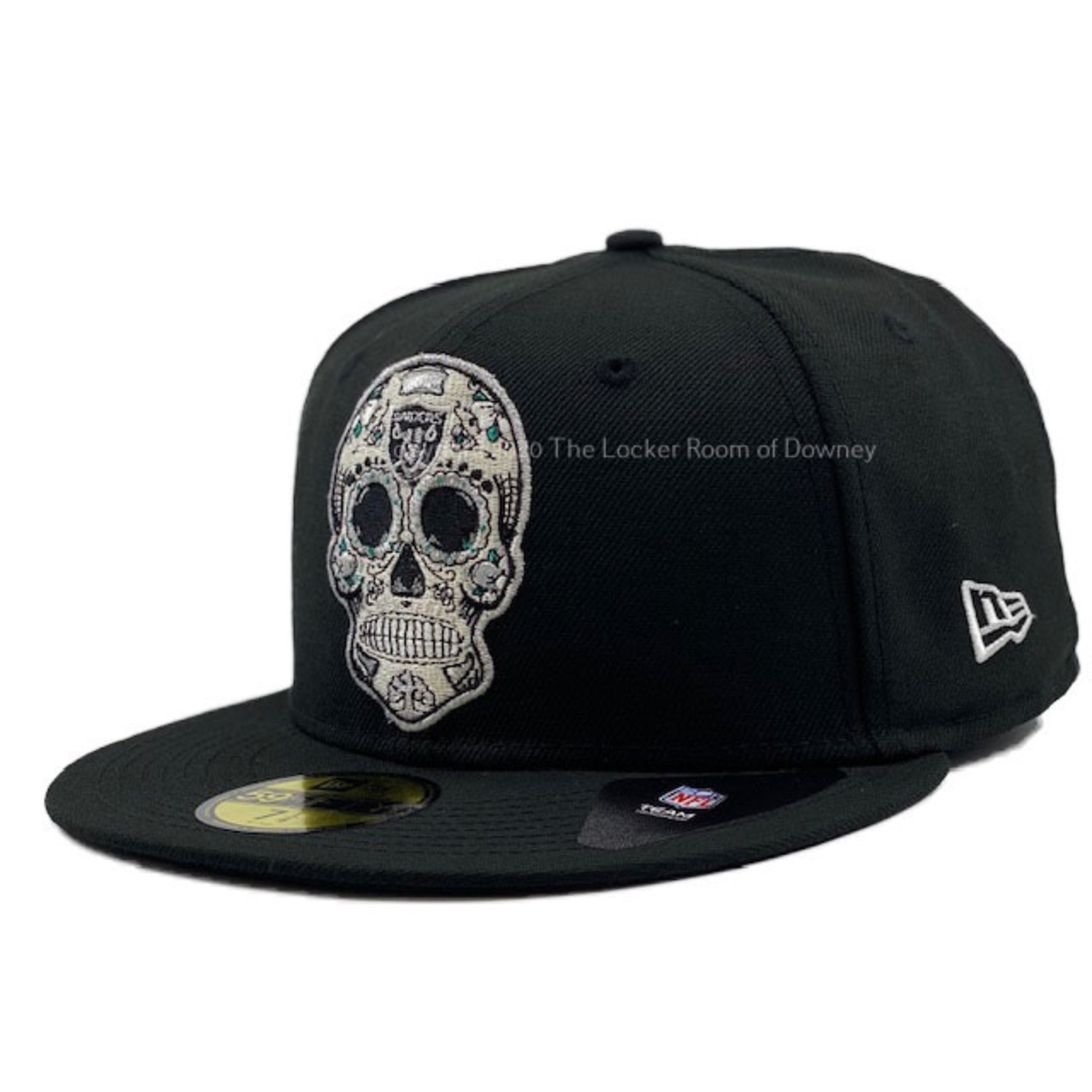 Raiders Sugar Skull Black - The Locker Room of Downey