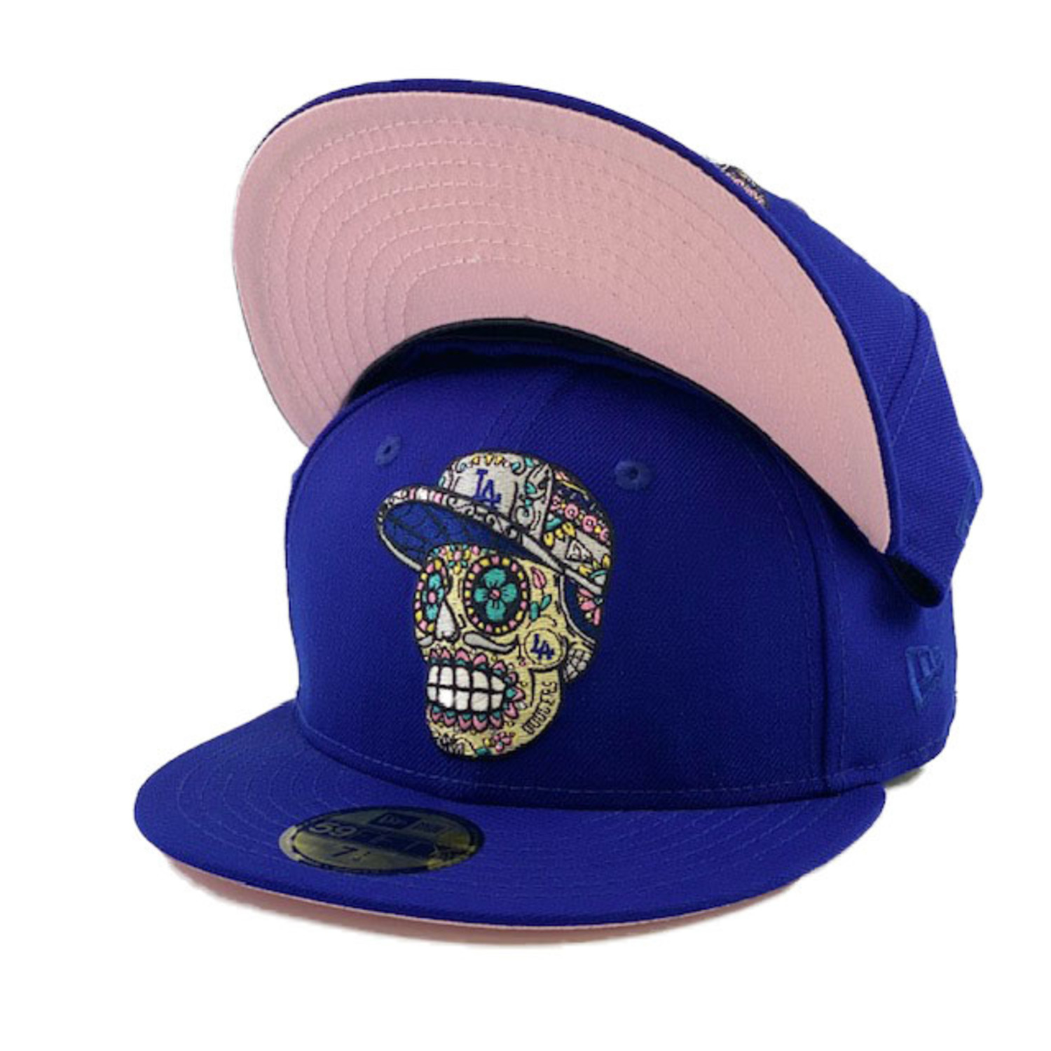 Day of The Dead Pink Sugar Skull 59FIFTY Fitted Hat