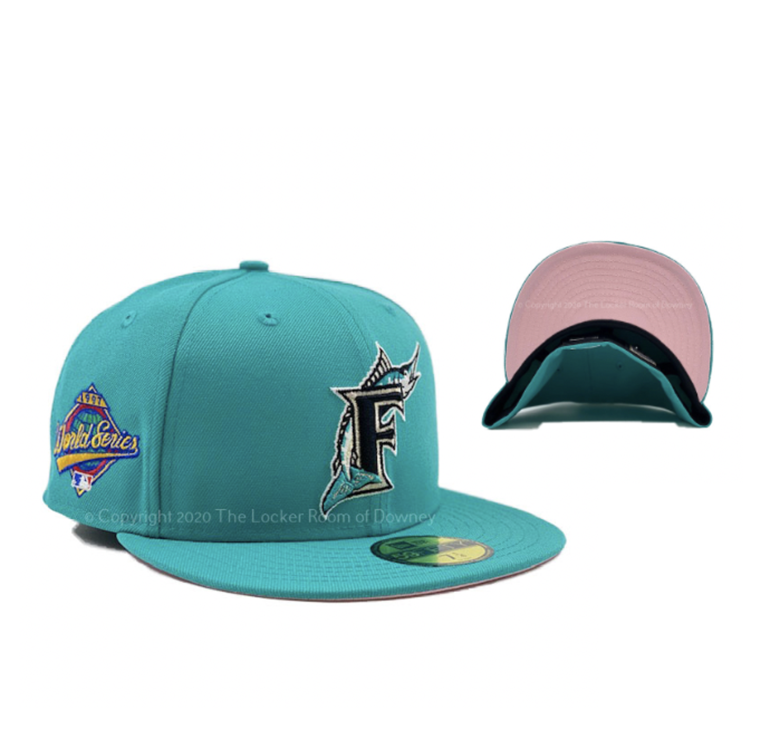 59Fifty Florida Marlins 1997 World Series Teal - Pink UV