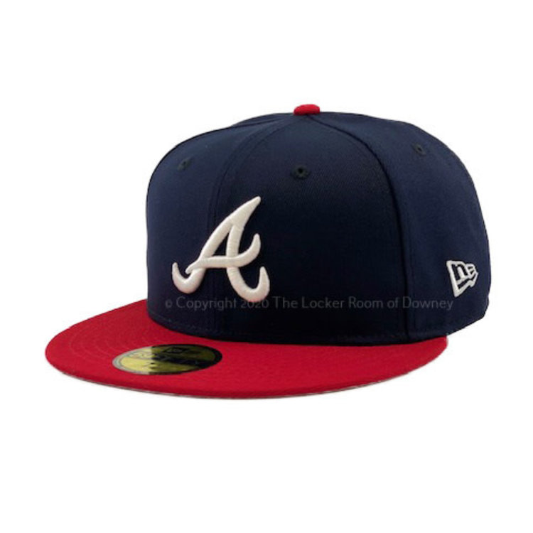 New Era Braves Navy/Red Gray UV