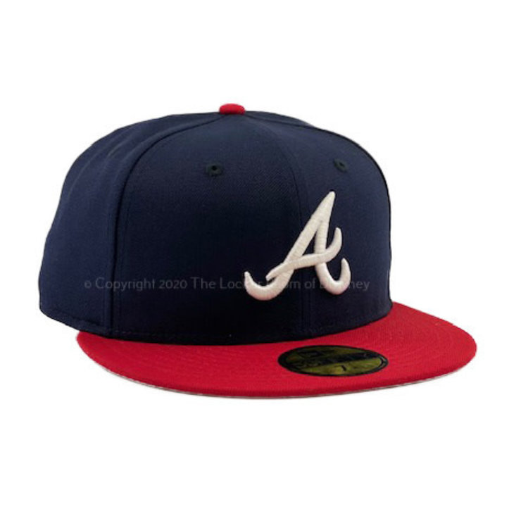 New Era Braves Navy/Red Gray UV