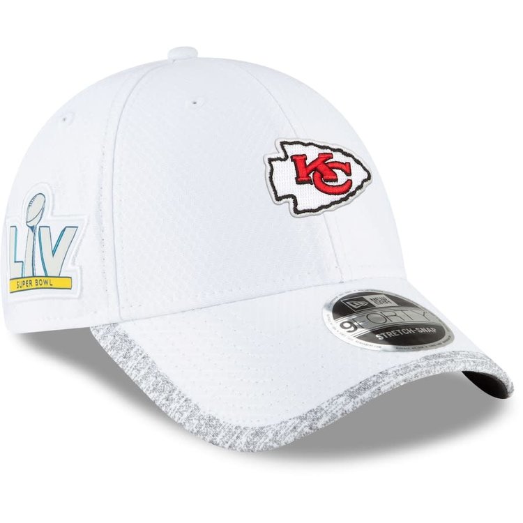 New Era Chiefs NFL20 SBLV Sideline Stretch Snap 940 White