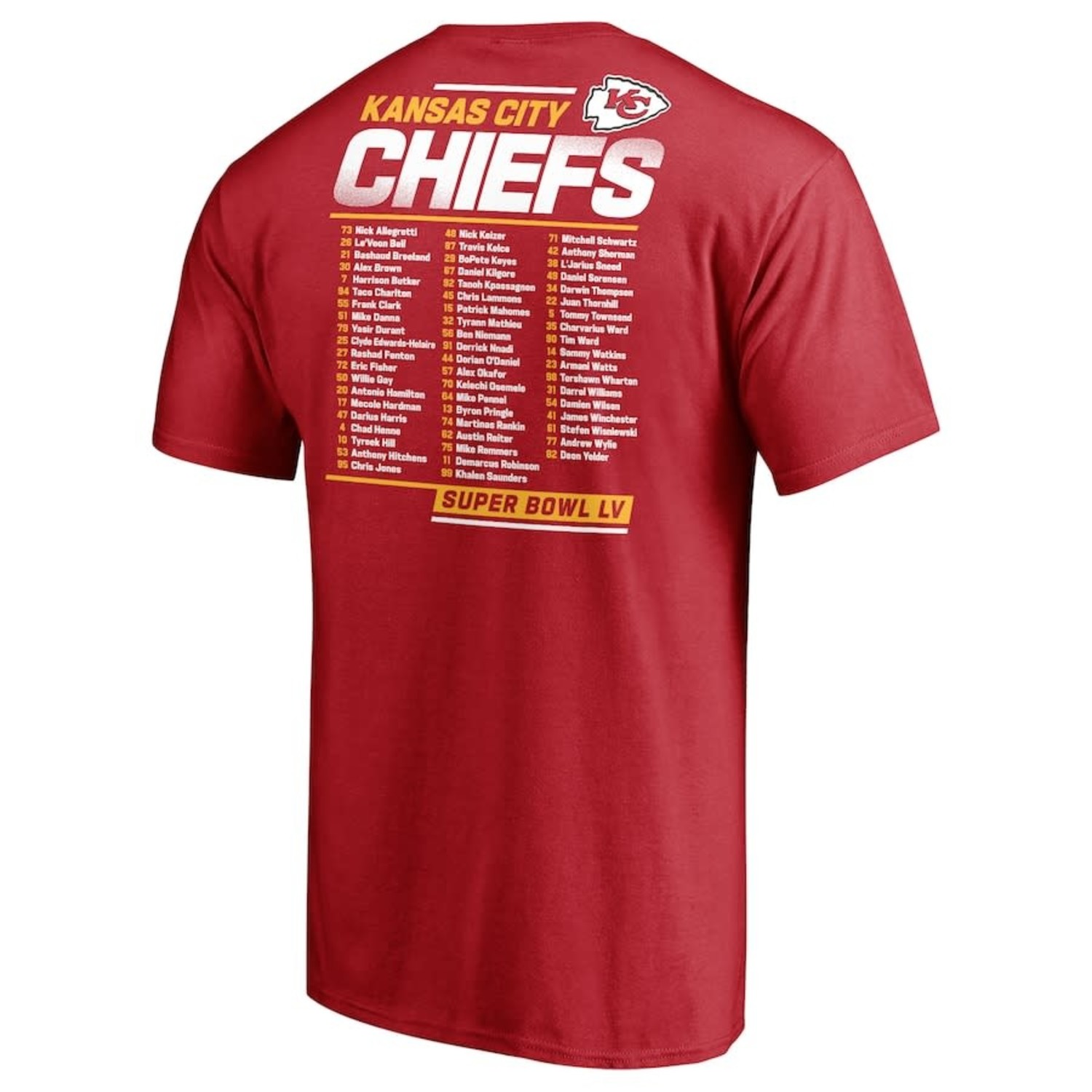 Chiefs M SBLV Play Action Roster - The Locker Room of Downey