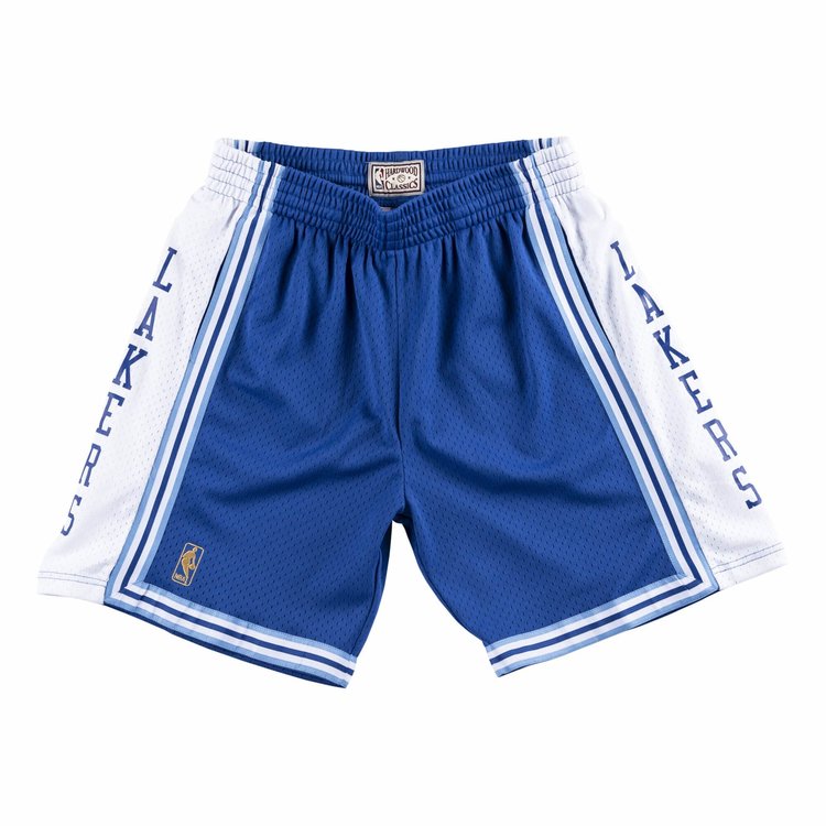 Mitchell and Ness Lakers M&N Men's '96-'97 Royal Swingman Shorts