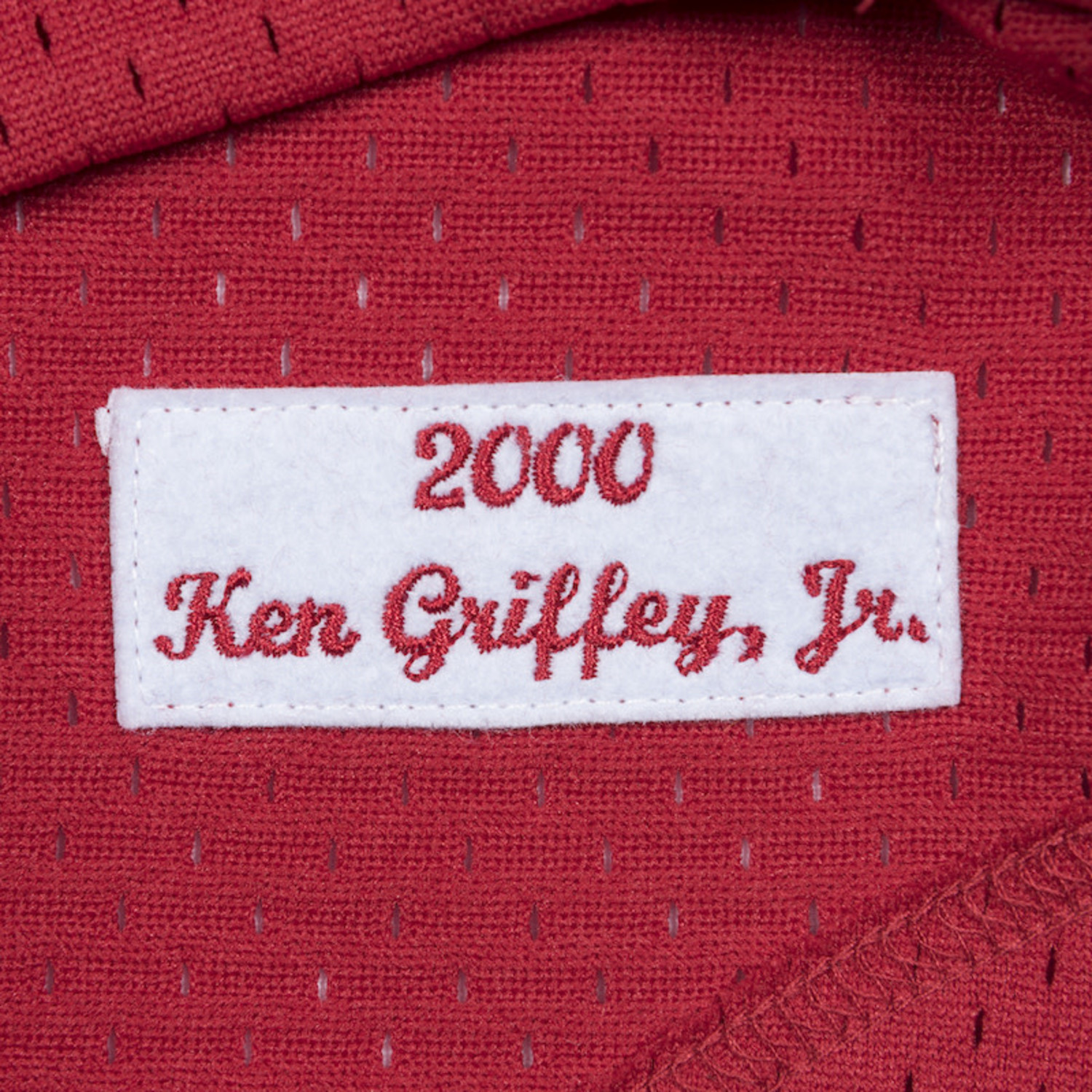 Ken Griffey Jr. #30 Cincinnati Reds White Home Cooperstown