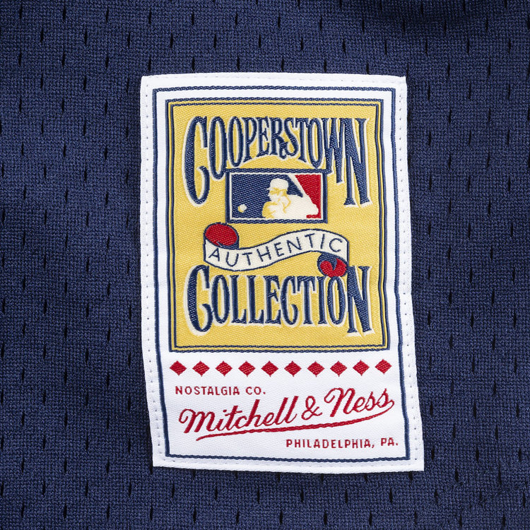 Mitchell and Ness MLB California Angels Men's Mitchell and Ness 1994 Authentic Mesh BP Bo Jackson #22 Jersey Navy