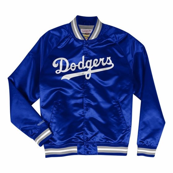 Legends Satin Jacket Brooklyn Dodgers Jackie Robinson - Shop Mitchell & Ness  Outerwear and Jackets Mitchell & Ness Nostalgia Co.