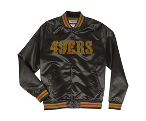 Mitchell & Ness NFL Lightweight Satin Jacket 49ers - ShopStyle