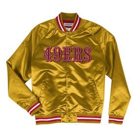 Mitchell & Ness M&N Lightweight Satin Jacket - Chicago Bulls Black