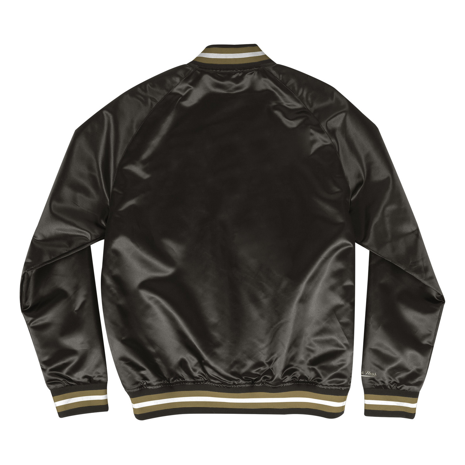 LAFC Mu0026N Lightweight Satin Jacket Black - The Locker Room of Downey
