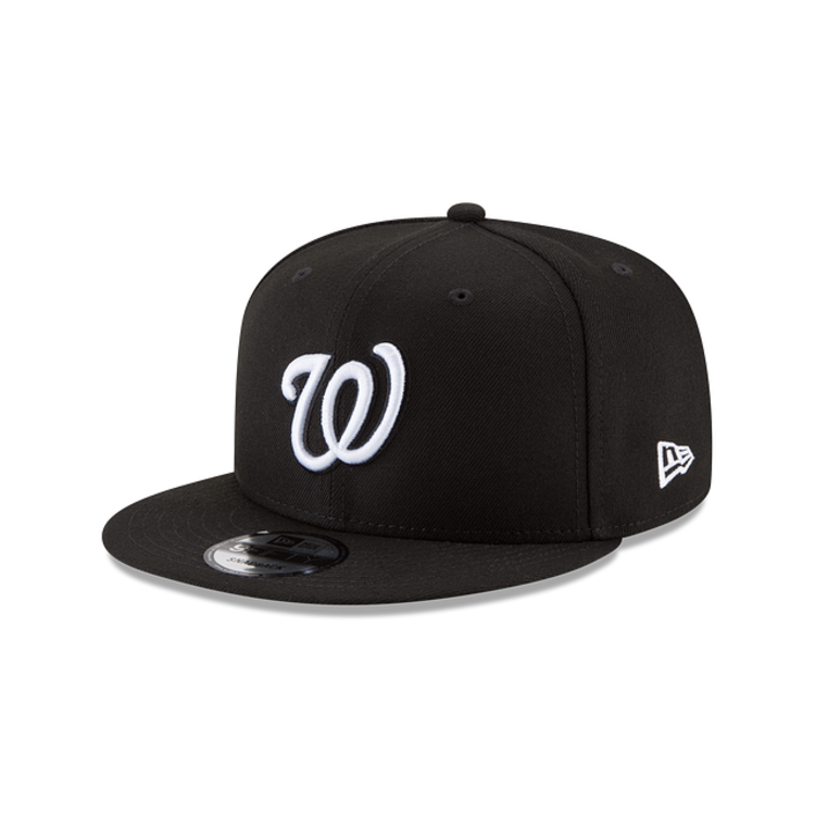 New Era Nationals Black White "W" 950