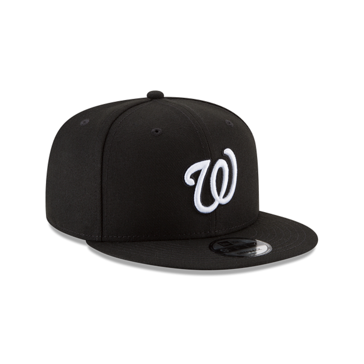 New Era Nationals Black White "W" 950