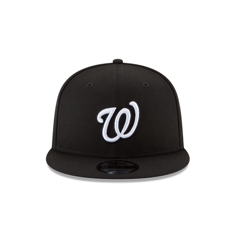 New Era Nationals Black White "W" 950