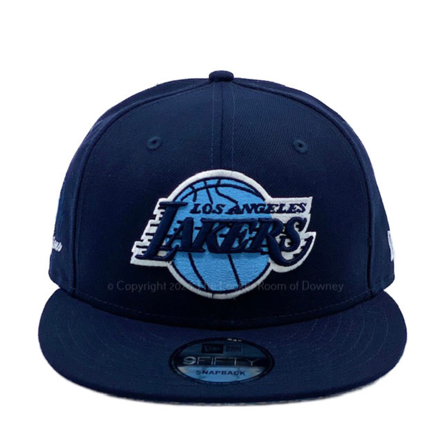 navy blue lakers hat