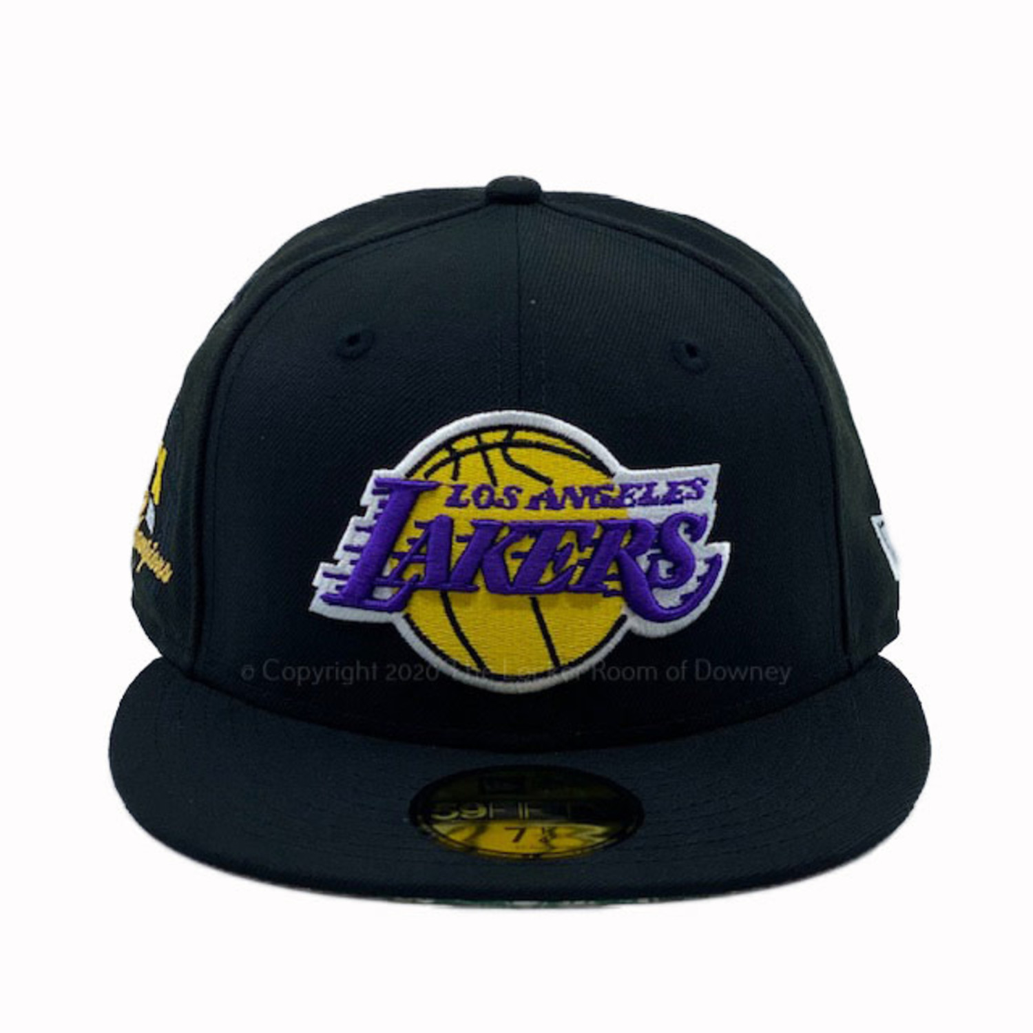 Los Angeles Lakers PAISLEY ELEMENTS Black Fitted Hat