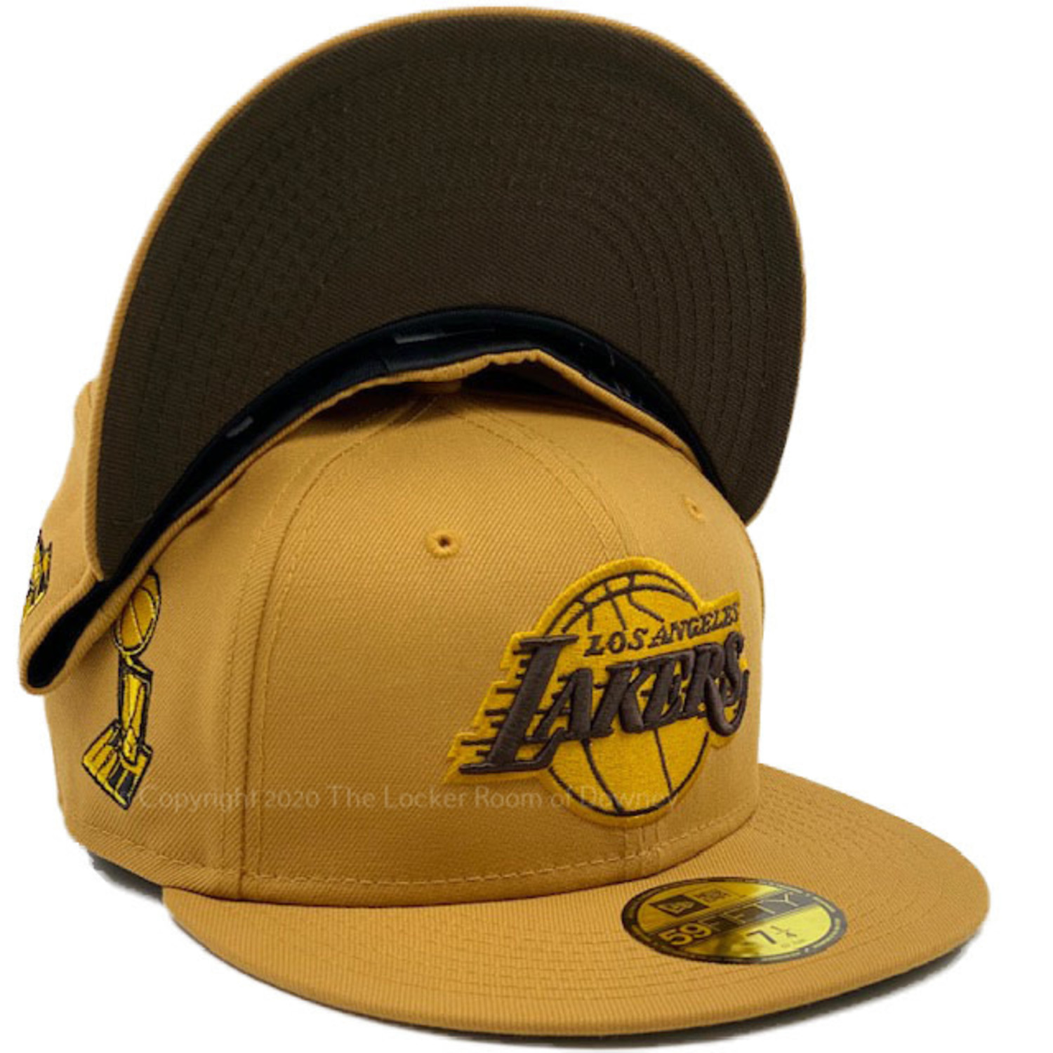 New Era Lakers Tan Trophy Brown UV