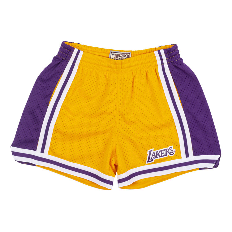 Mitchell and Ness LA Lakers M&N Womens Jump Shot Short Gold