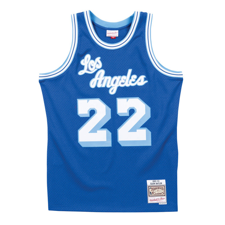 Mitchell and Ness LA Lakers Men's Mitchell & Ness 1960-61 Elgin Baylor #22 Replica Swingman Jersey Royal