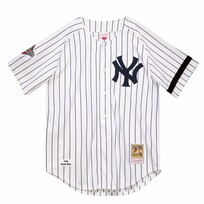 Mitchell and Ness New York Yankees Men's M&N Authentic 1996 Derek Jeter #2 Jersey White