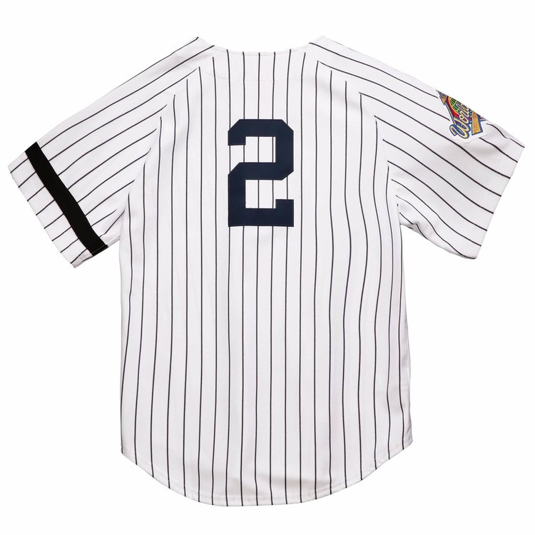 Mitchell and Ness New York Yankees Men's M&N Authentic 1996 Derek Jeter #2 Jersey White