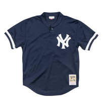 Mitchell and Ness New York Yankees M&N 1995 Authentic Mesh BP Derek Jeter #2 Jersey Navy