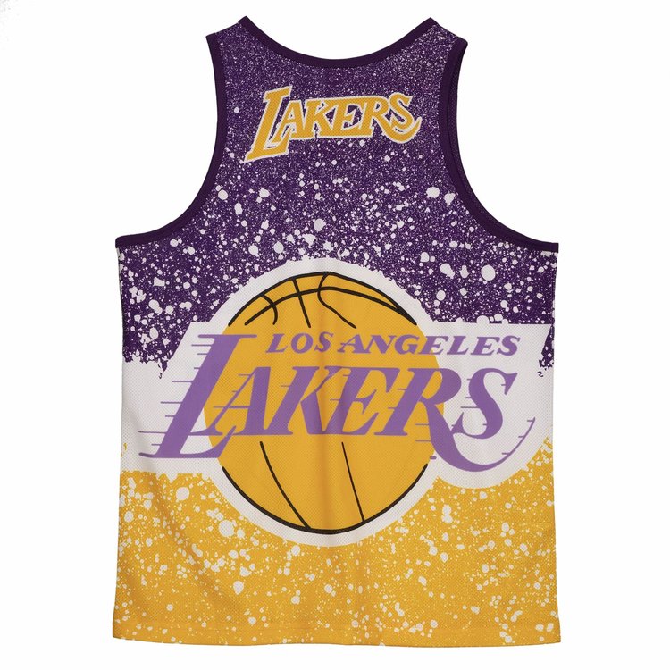 Mitchell and Ness Lakers M&N 21 Men's Jumbotron Sublimated Tank