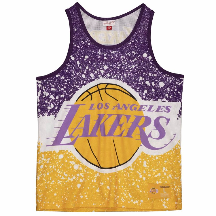 Mitchell and Ness Lakers M&N 21 Men's Jumbotron Sublimated Tank