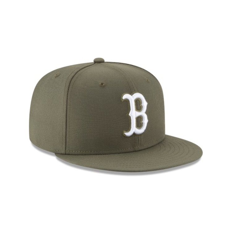 New Era Boston Red Sox Olive Gray UV