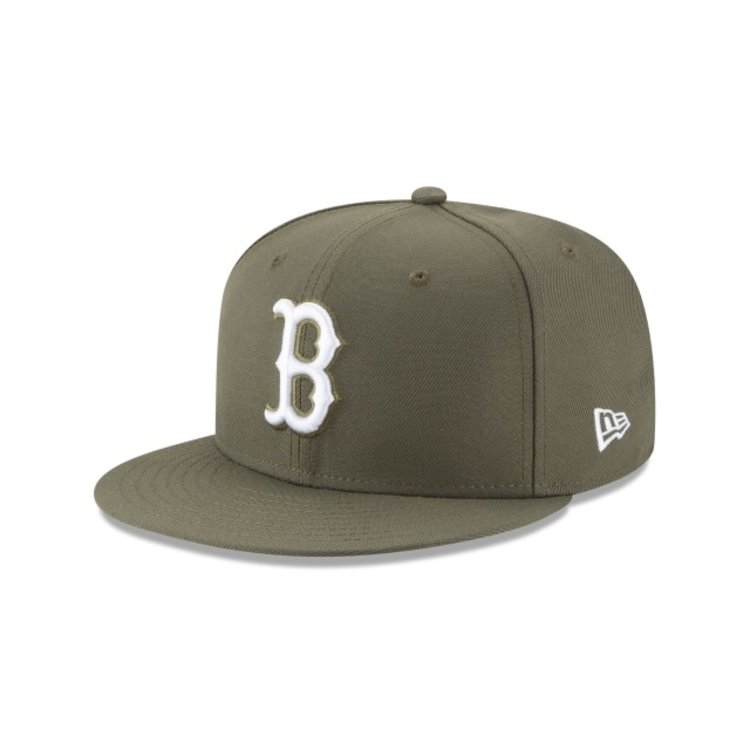 New Era Boston Red Sox Olive Gray UV