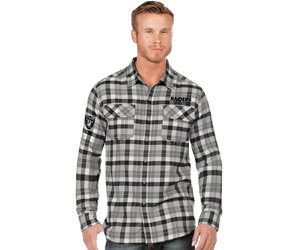 Antigua Dodgers W Ease Flannel L/S