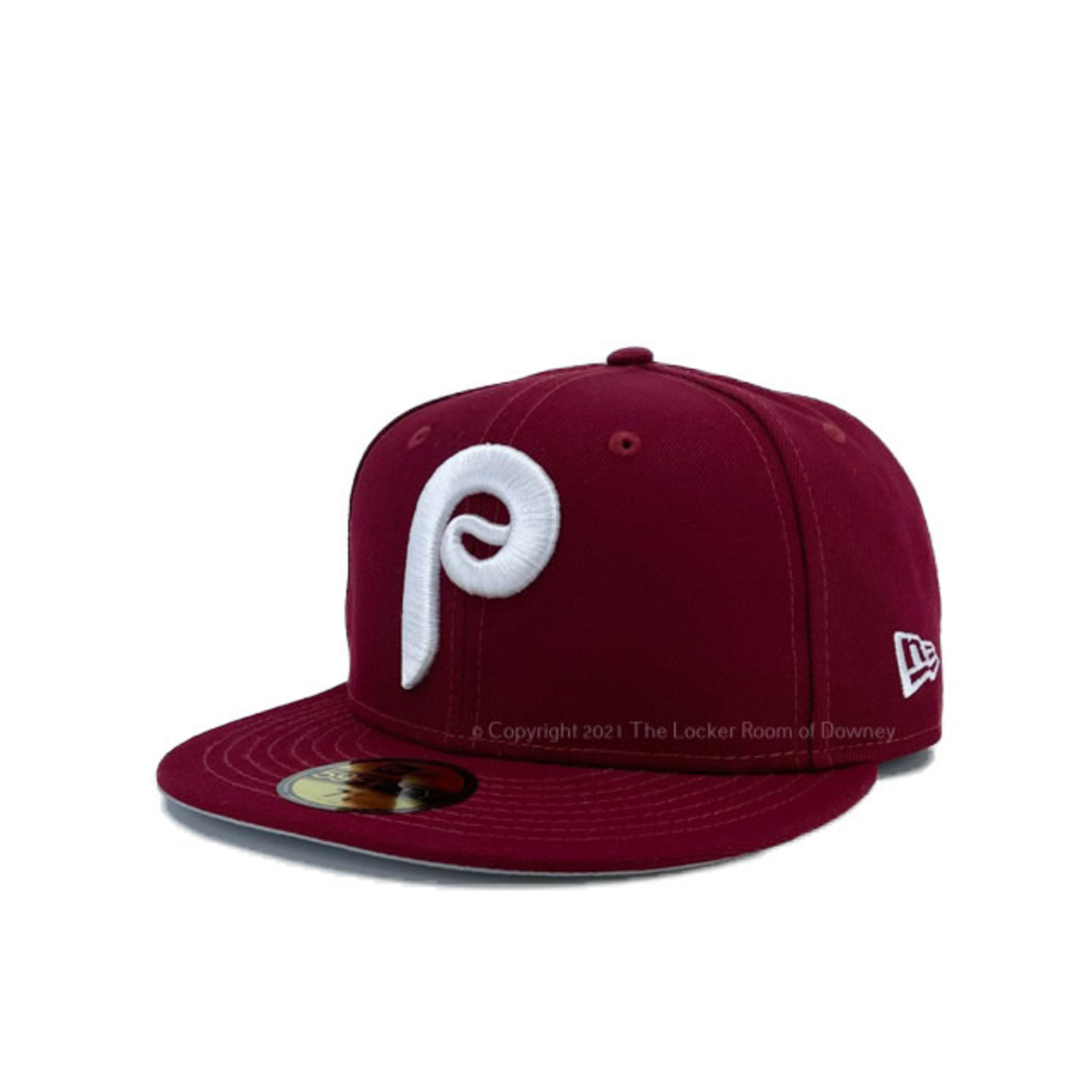 Phillies 5950 Cord Visor Stone - The Locker Room of Downey