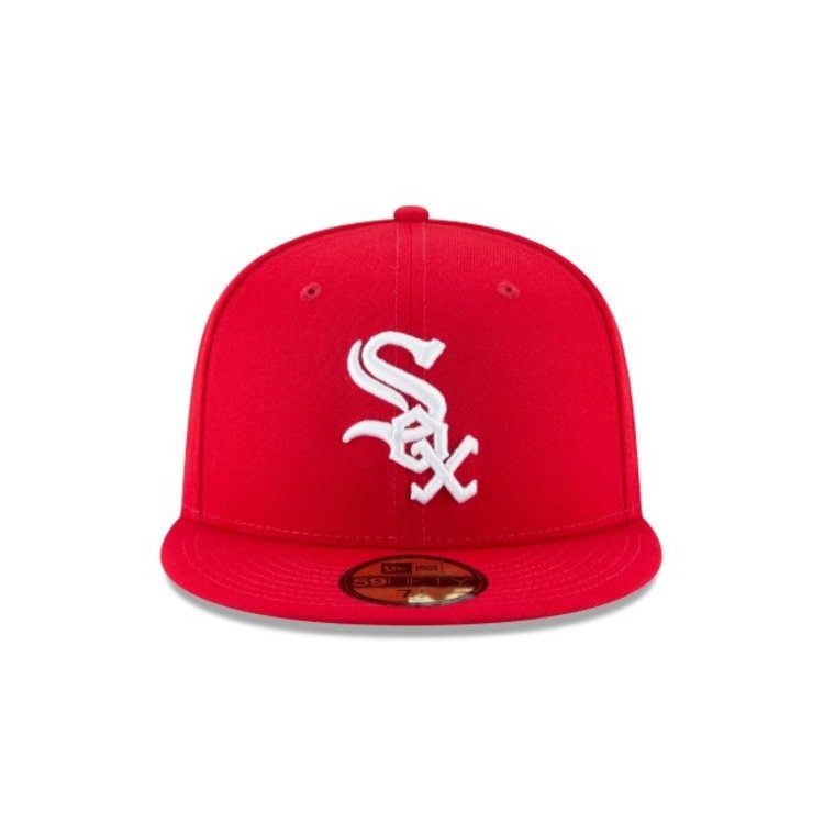 New Era White Sox Red White GrayUV