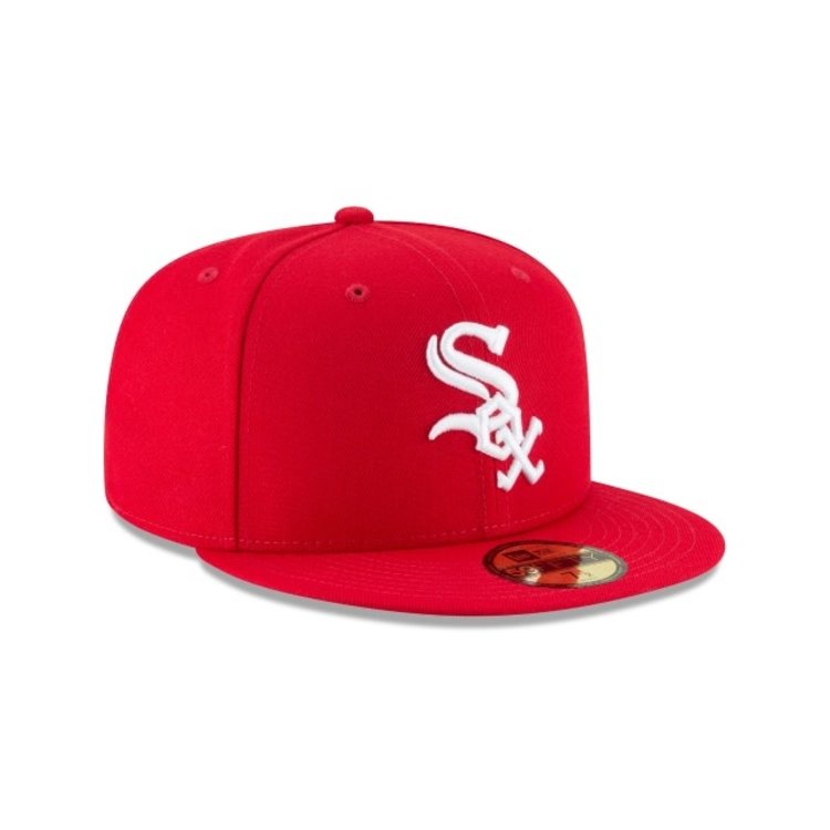 New Era White Sox Red White GrayUV