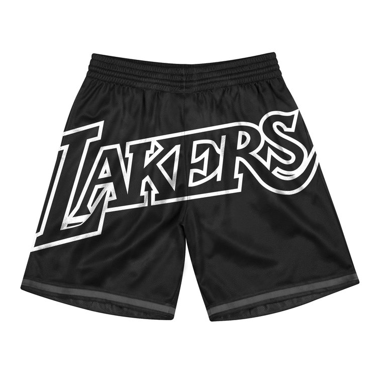 Mitchell and Ness LA Lakers M&N Men's Big Face 3.0 BW Shorts