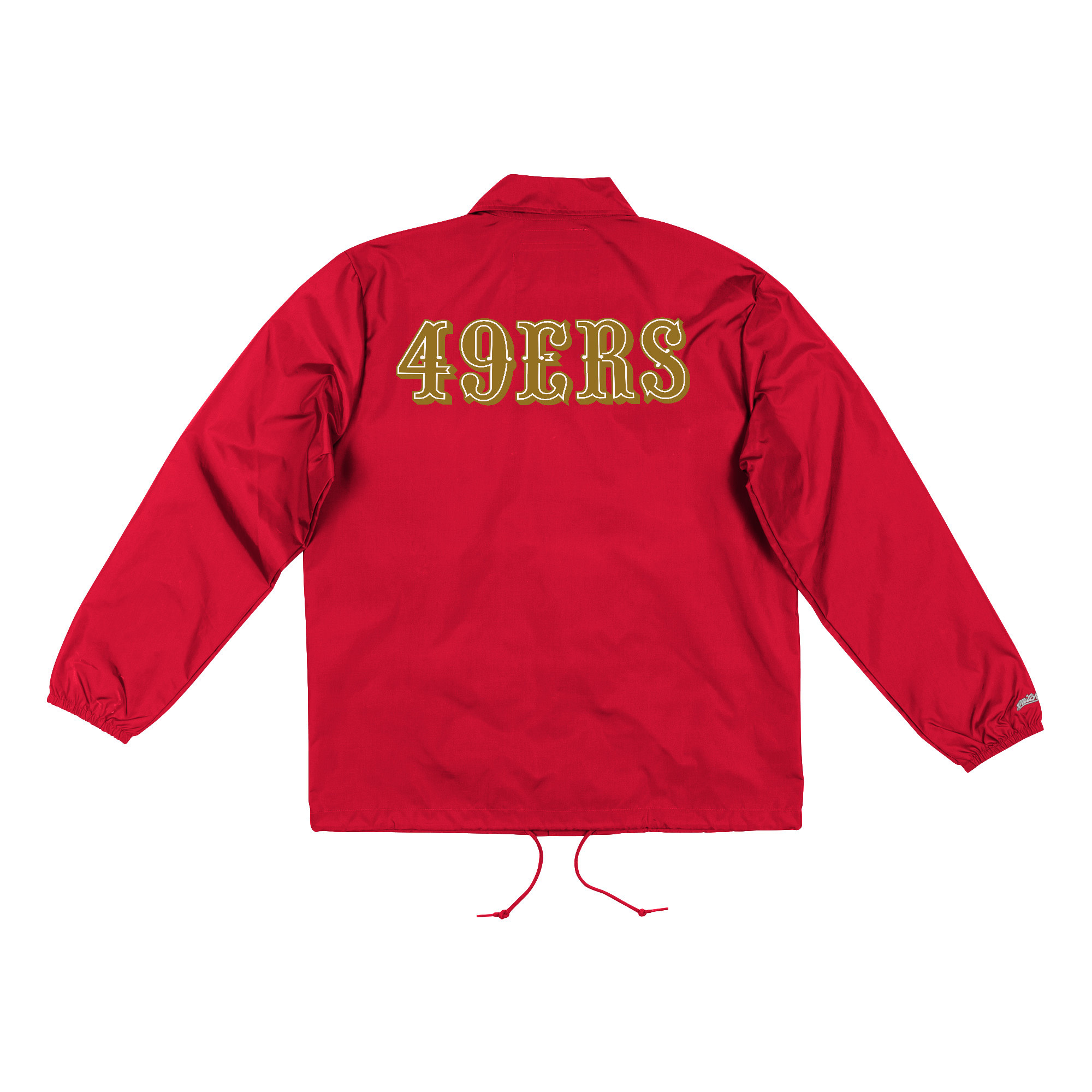 SF 49ers Men's M&N Coaches Jacket Red - The Locker Room of Downey