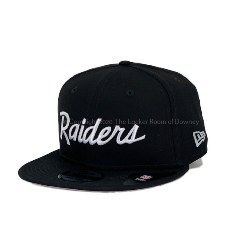 New Era Raiders Basic Black Script 950 Snapback