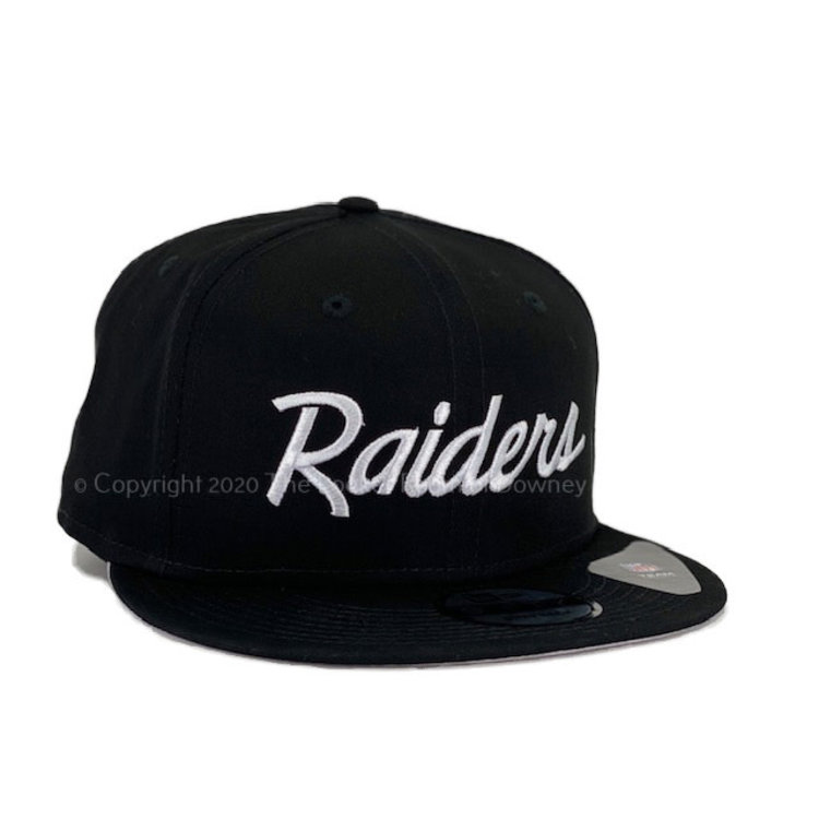 New Era Raiders Basic Black Script 950 Snapback