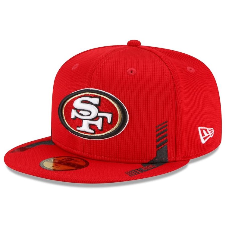 New Era SF 49ers 2021 NFL Sideline Home Red