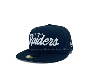 Raiders BW Script Corduroy - The Locker Room of Downey