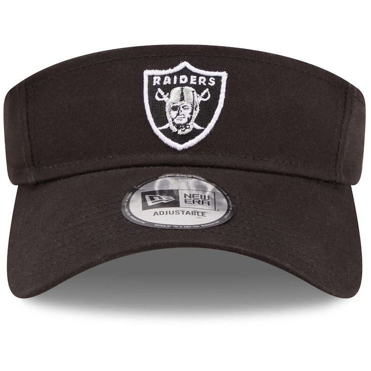 New Era NFL Raiders New Era Black Adjustable Visor