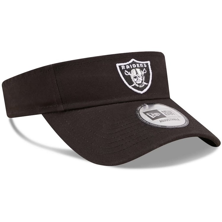 New Era NFL Raiders New Era Black Adjustable Visor