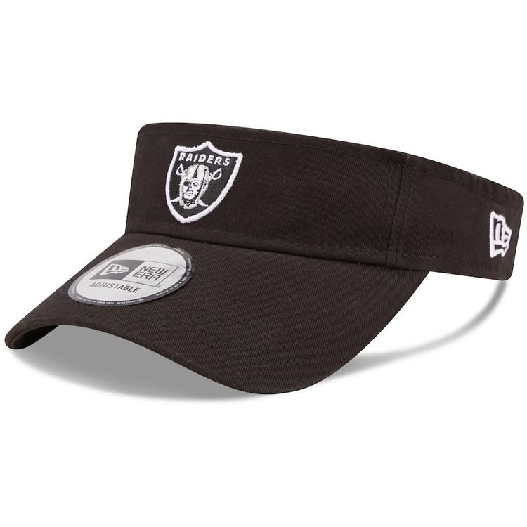 New Era NFL Raiders New Era Black Adjustable Visor