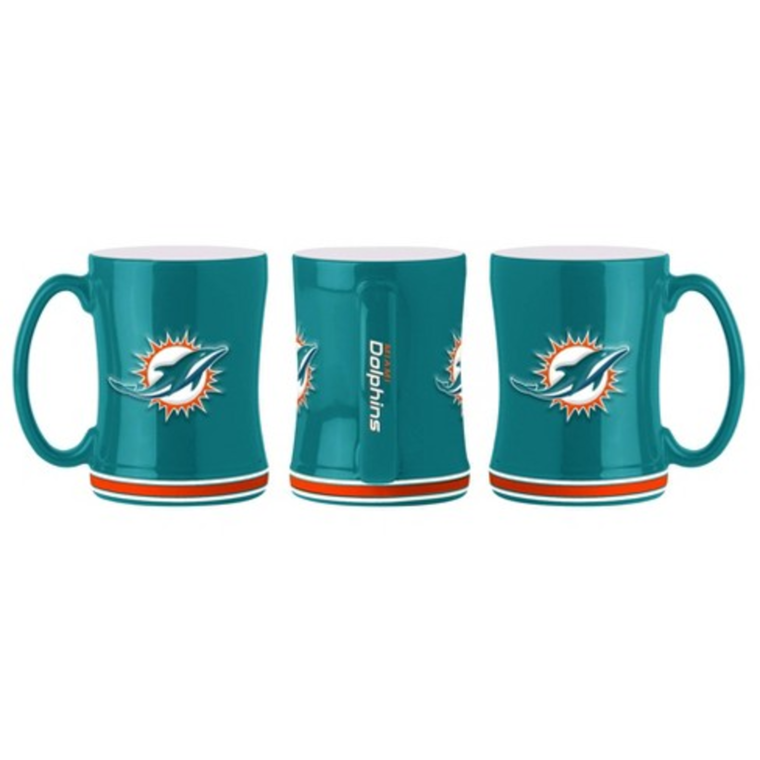 Relief Mug 14 oz NFL Dolphins - The Locker Room of Downey