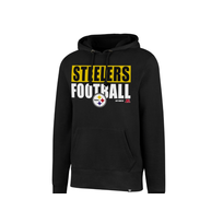 47 Brand NFL Pittsburgh Steelers M 47Brand Headline Pullover Hood Black