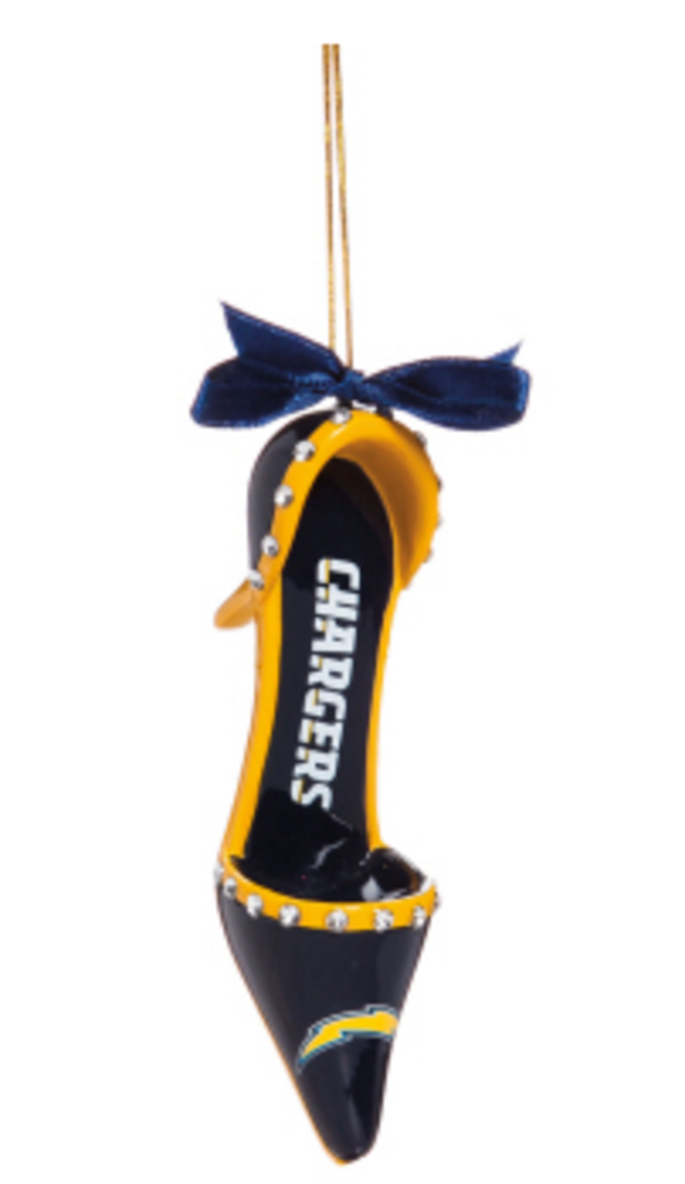 Evergreen NFL Los Angeles Chargers Team Shoe Ornament