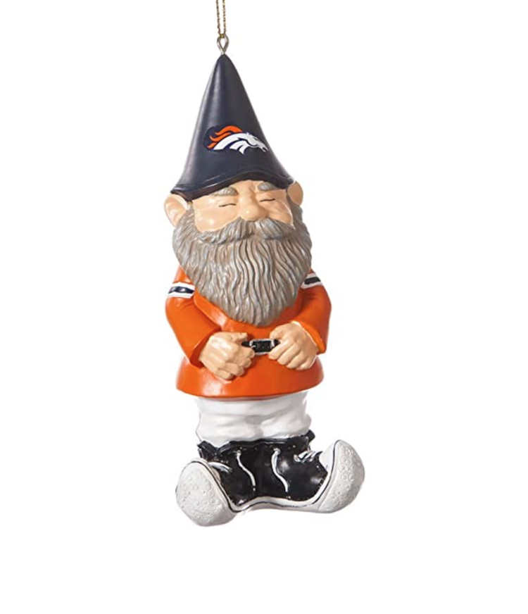 Evergreen NFL Denver Broncos Gnome Ornament
