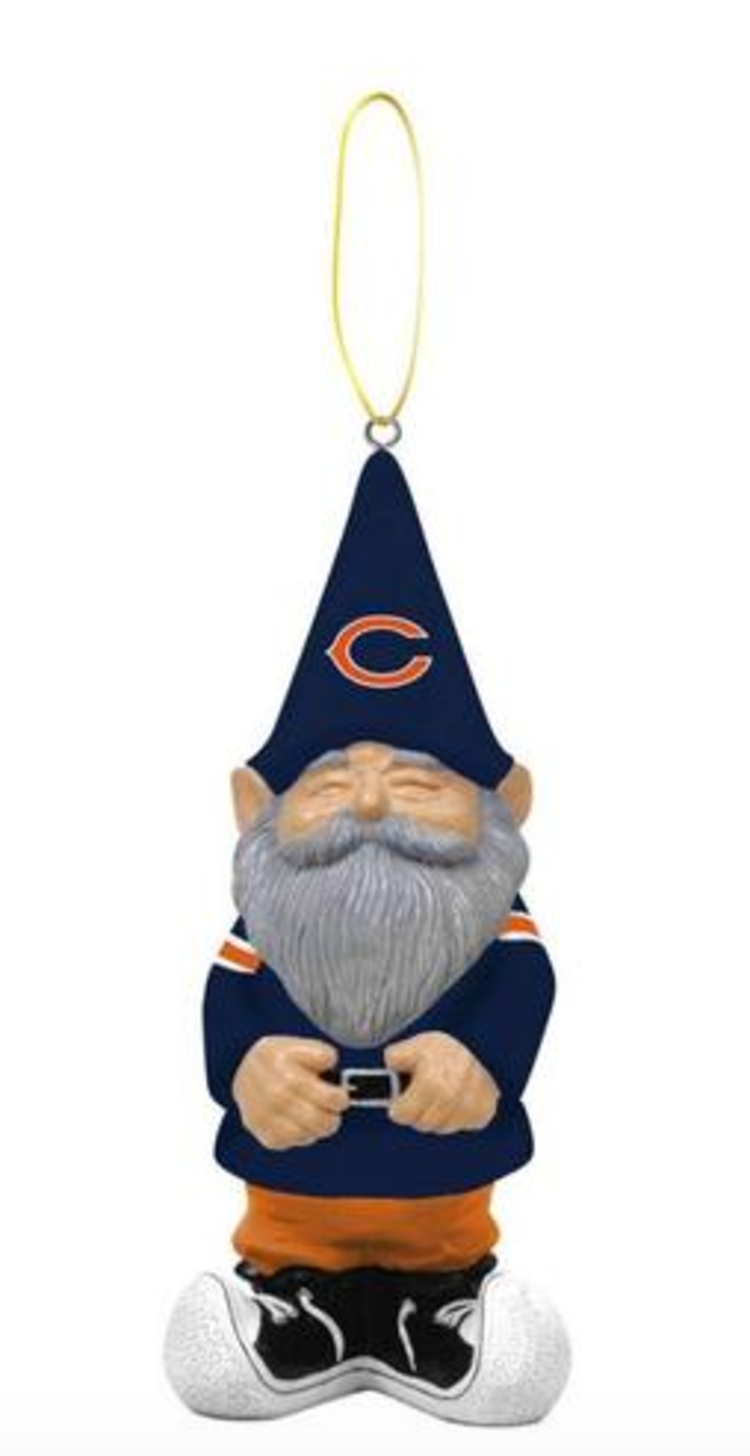 Evergreen NFL Chicago Bears Gnome Ornament